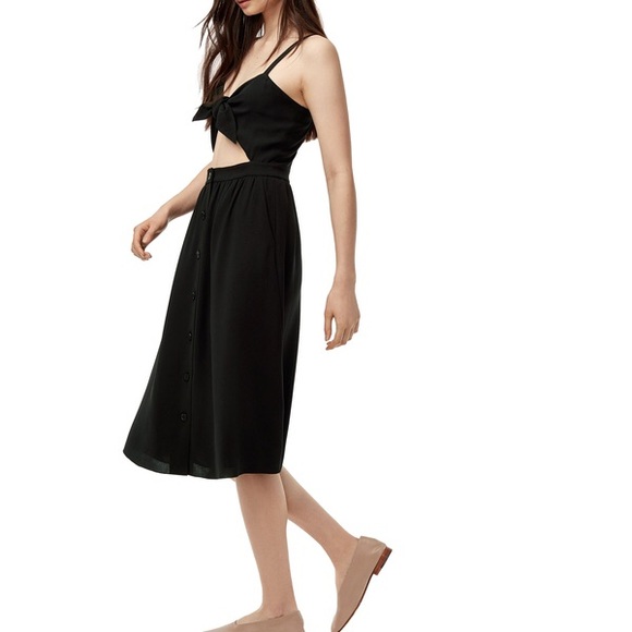 Aritzia Adelia Front Tie Dress - Picture 2 of 5